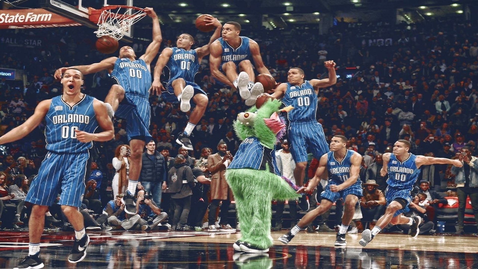 开拓者对阵山西队，布克带队取胜